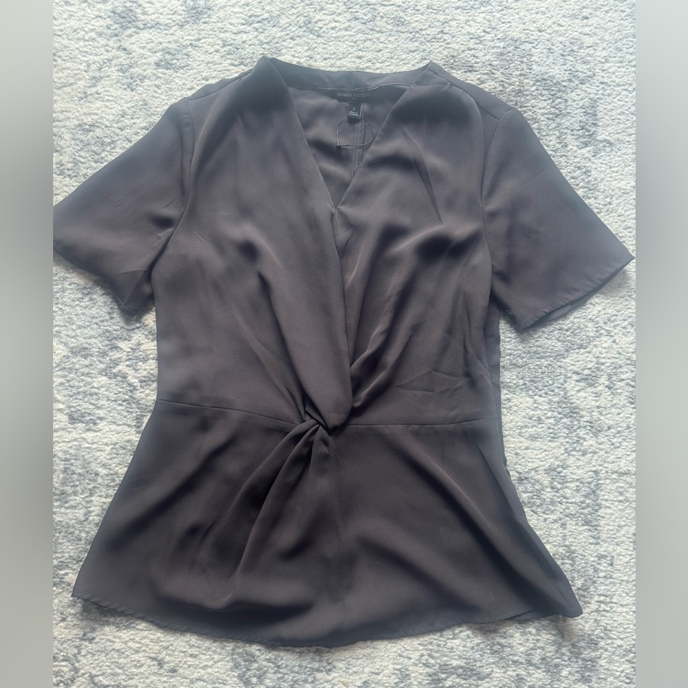 Banana Republic gathered blouse